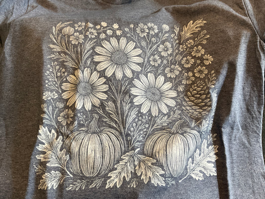 The B's Tees NAVY PUMPKIN