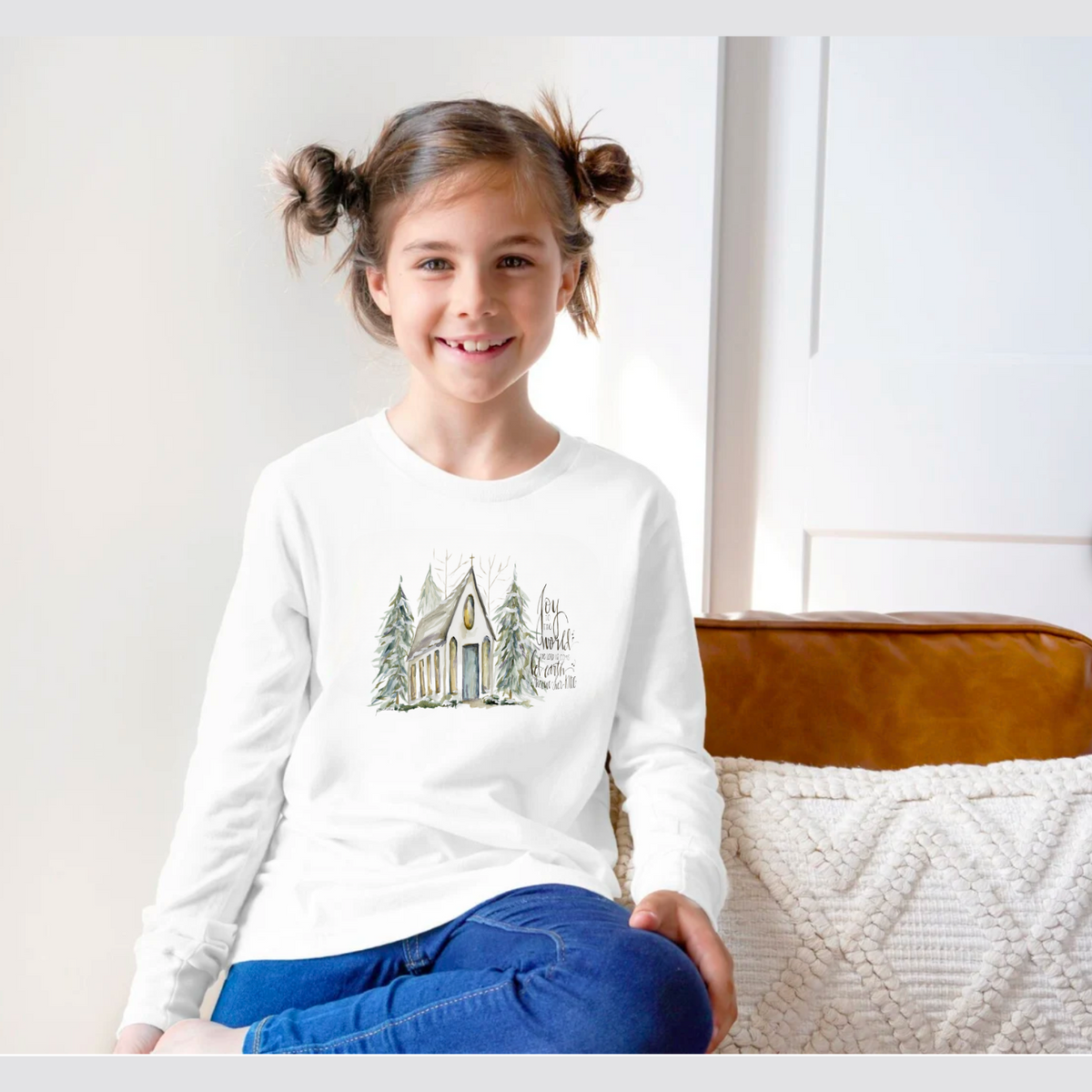 Winter Cove Chapel Child & Youth Long Sleeve Shirt