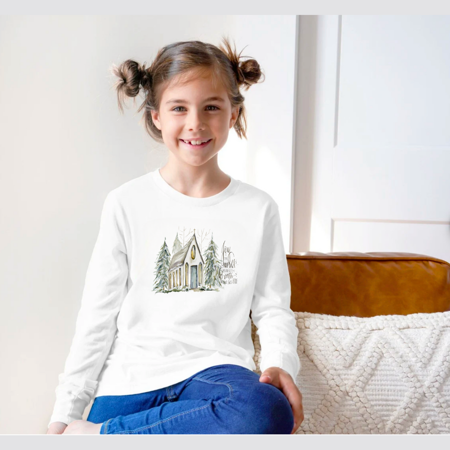 Winter Cove Chapel Child & Youth Long Sleeve Shirt