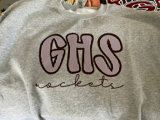Cozy Momma GHS SEERSUCKER sweatshirt