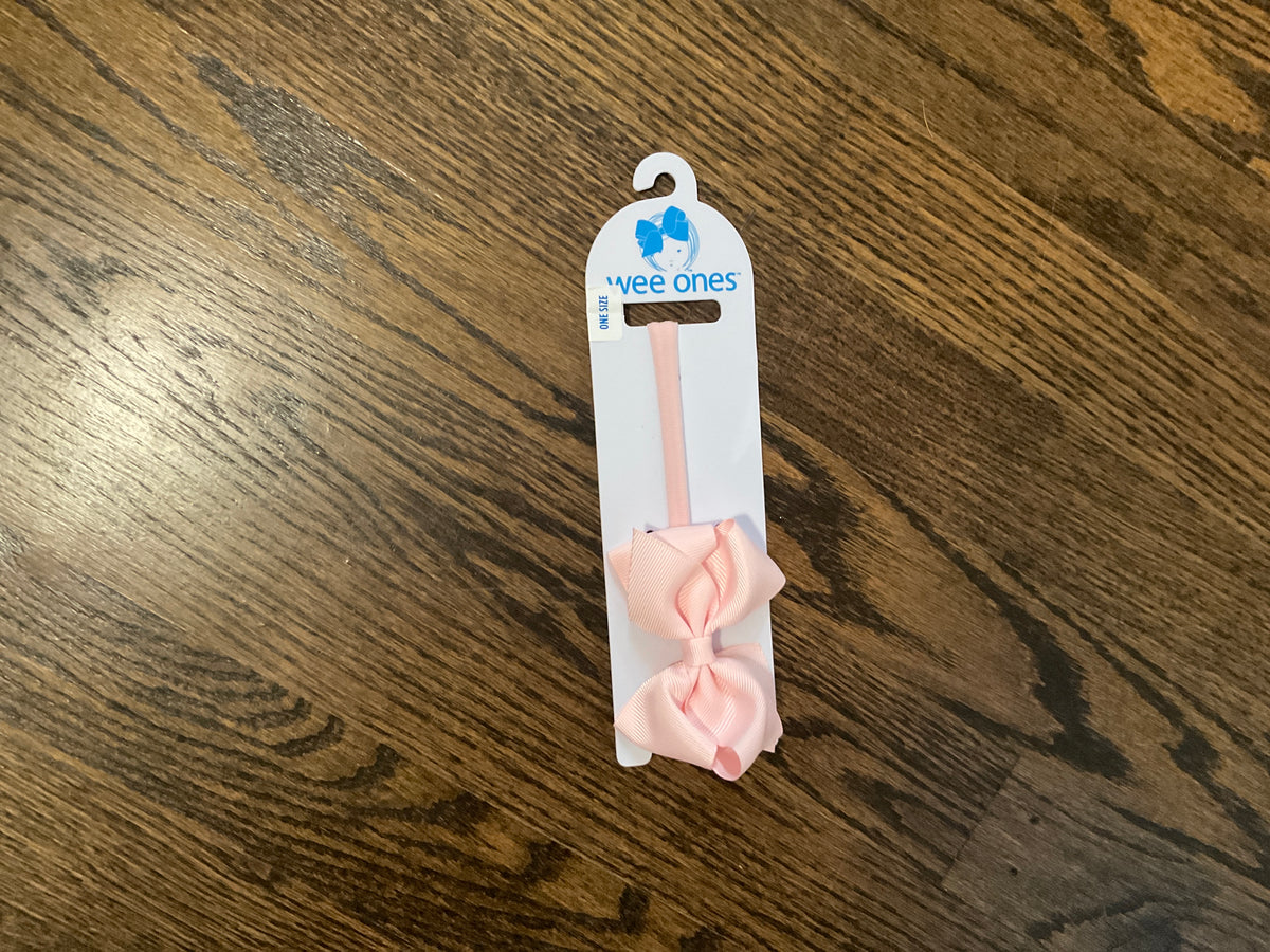 Baby Add-a-BOW ELASTIC Headband- Wee Ones