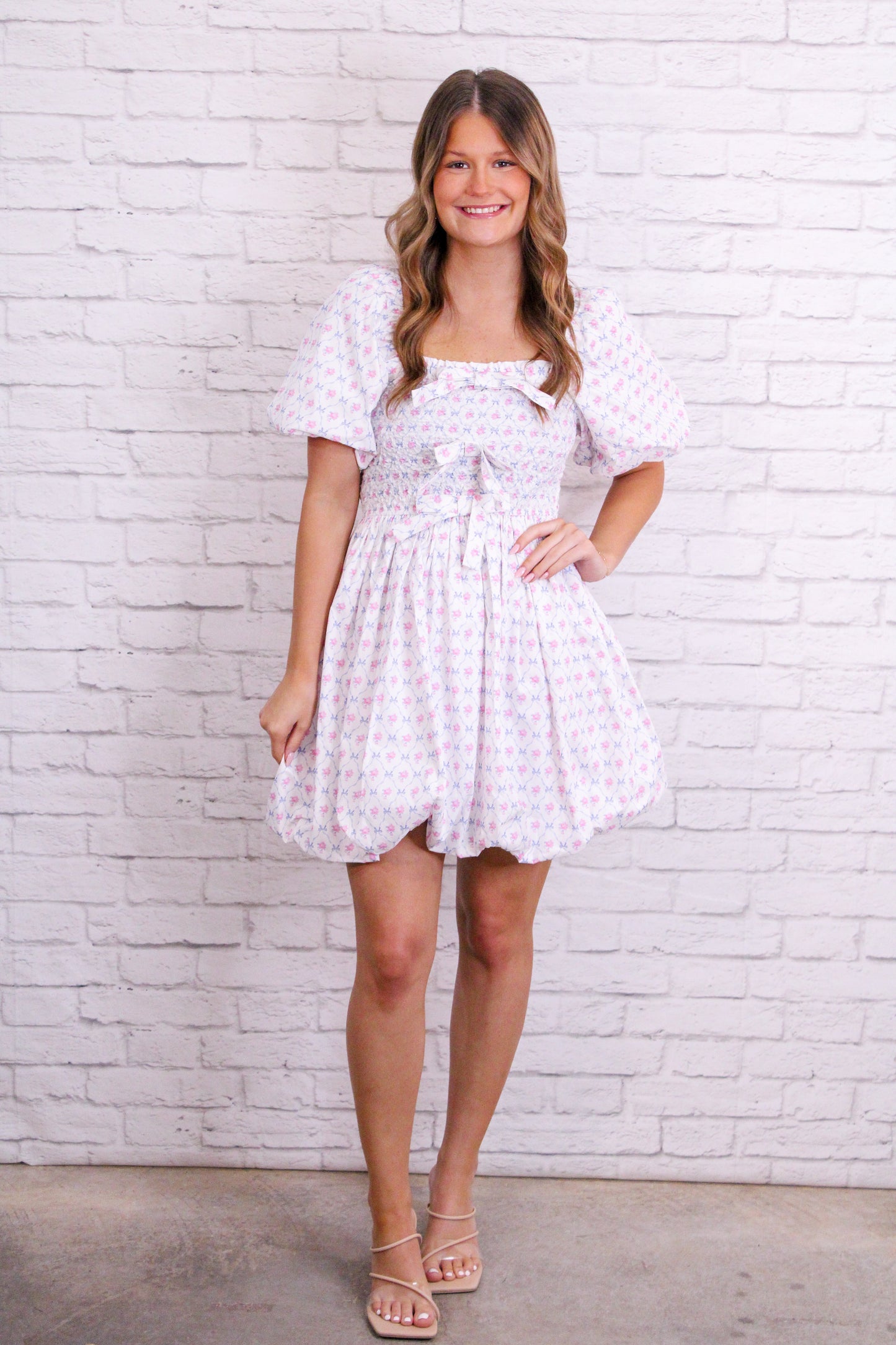 Sweet Peony Bubble Dress