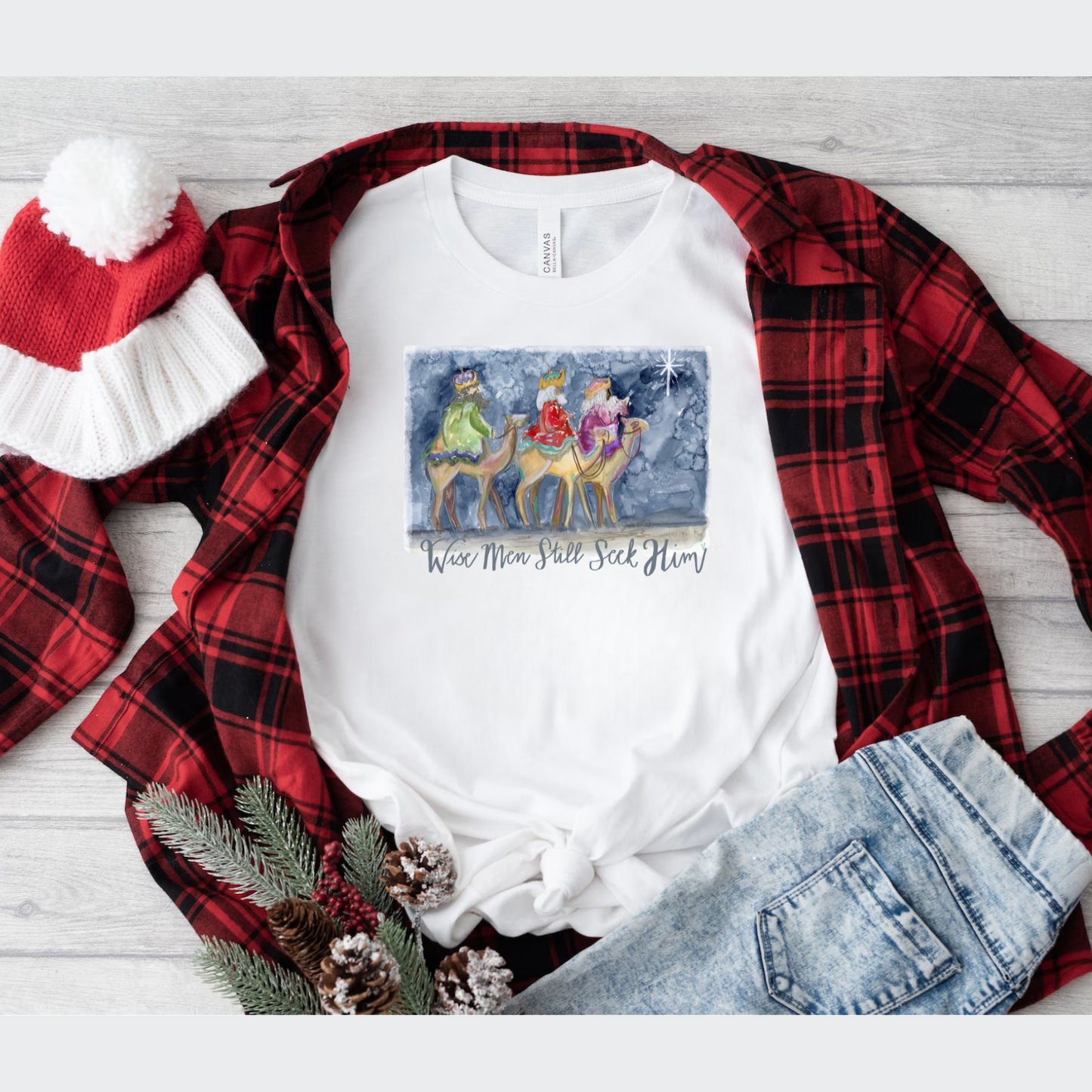 Wise Men Adult Long Sleeve T-shirt