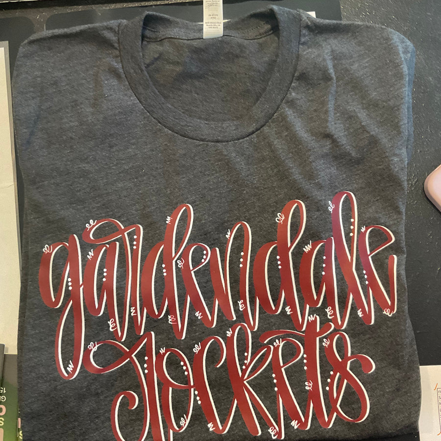 Cozy momma Gardendale rockets script dark grey - adult