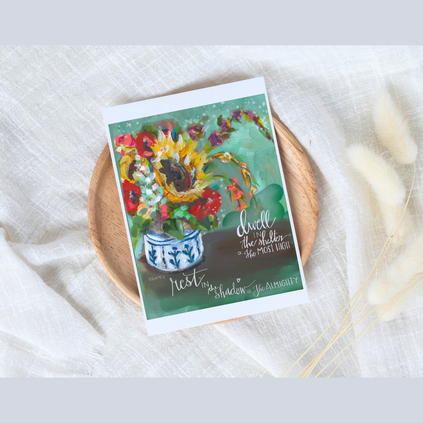 Dwell in the Shelter Vase