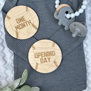 InScribed Laser Designs Baby Monthly Milestones