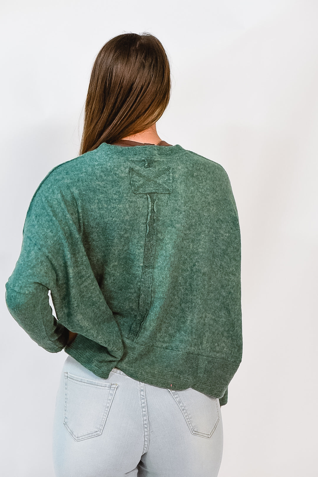 Everyday Soft Knit Pullover (Green)