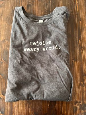 Alabama Handmade - Rejoice Weary World Long Sleeve Tee