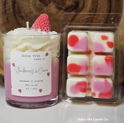 DOLCE VITA STRAWBERRY & CREAM CANDE