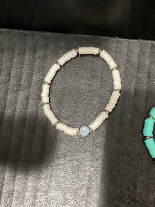 McPeanut Gallery Clay Heart Bracelets