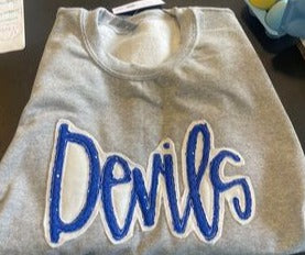 D's Designs Devils Mascot Sweatshirt