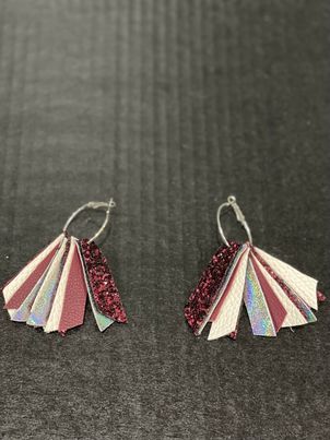 McPeanut Gallery Spring Leather Earrings