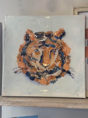 Oil and Oak Resin Art