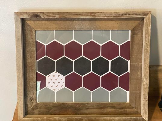 Charles Leslie Co Hexagon Art