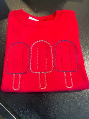 D's Designs Red Popsicle Tee