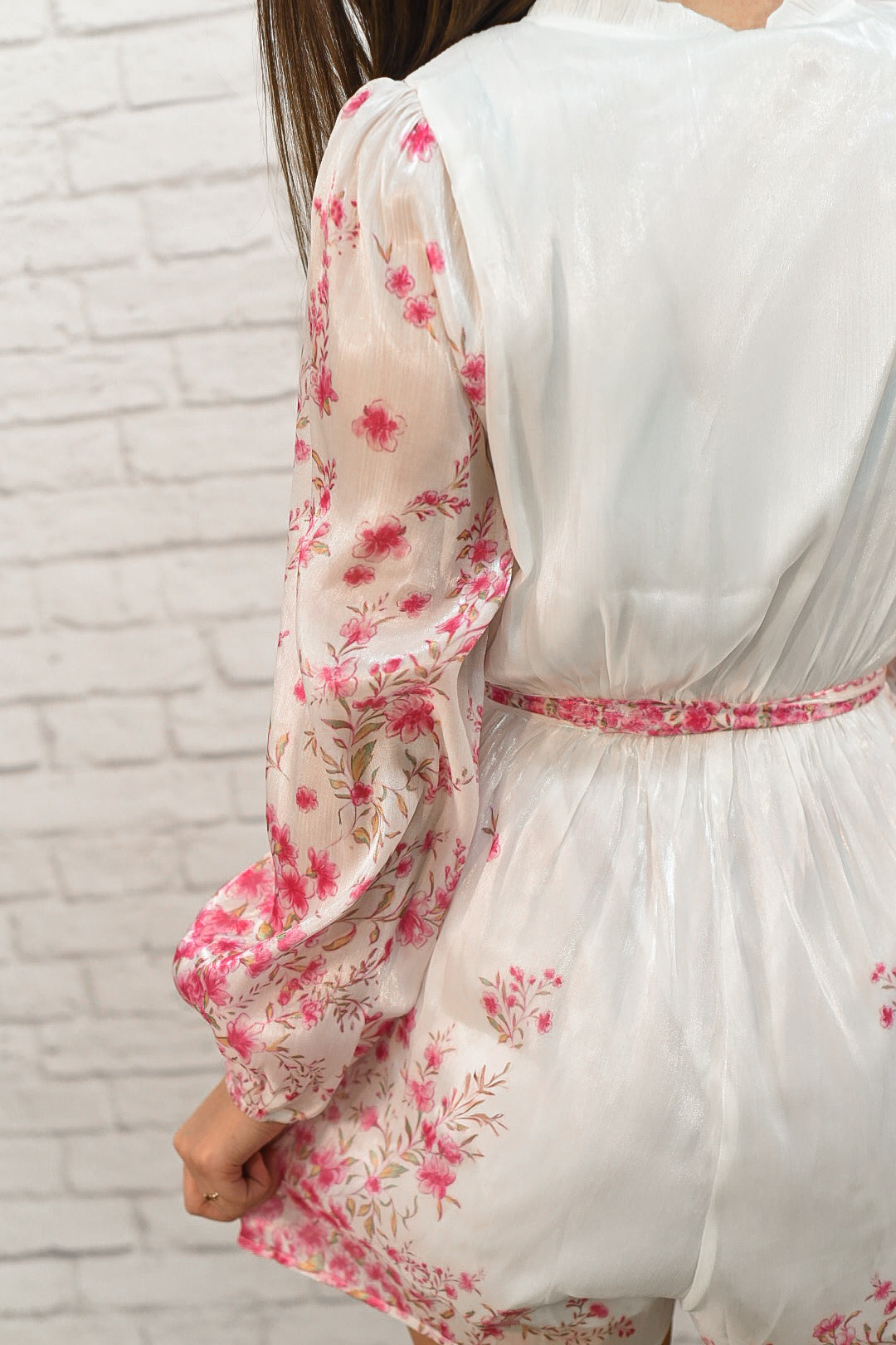 Blushing Bloom Belted Romper