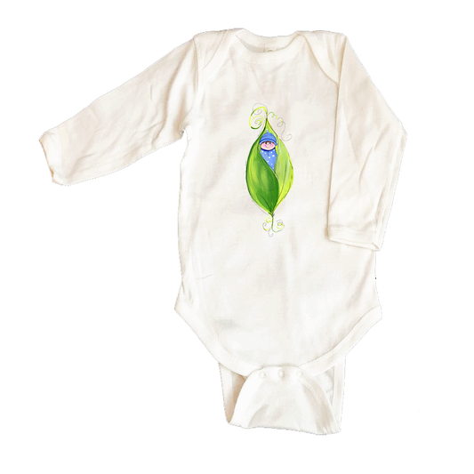 Bodysuit Long Sleeve  451 Pea in a Pod - Boy