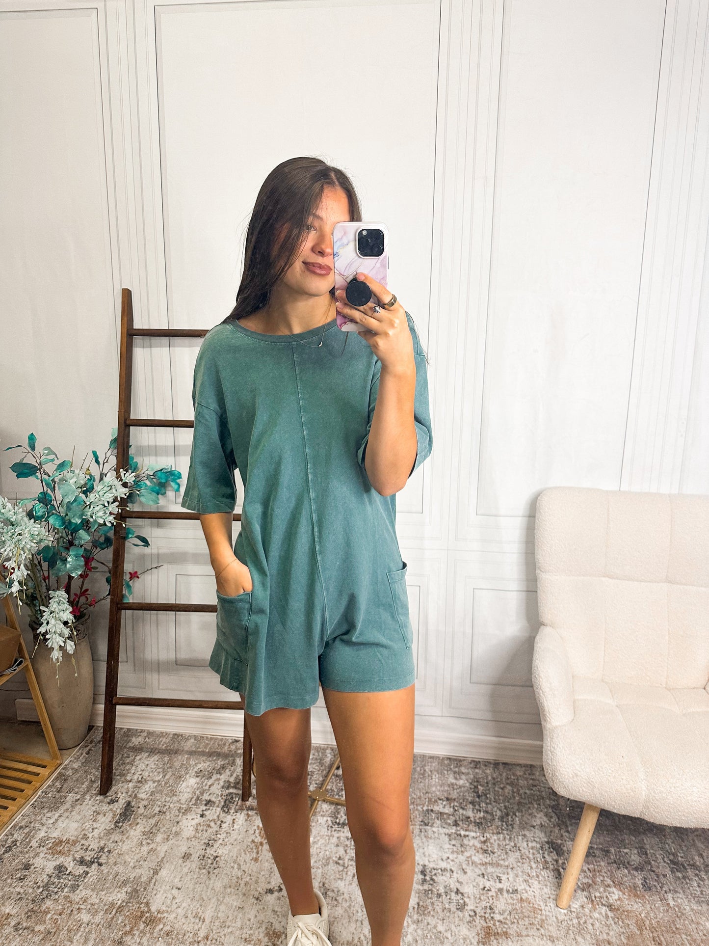 Coastal Cool Reversible Romper