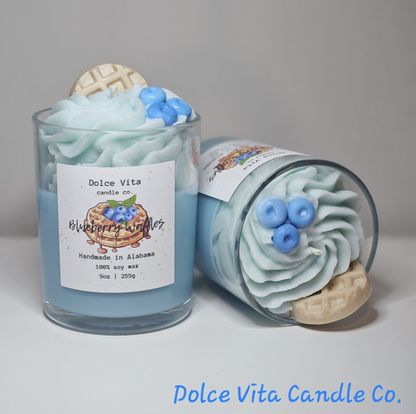 DOLCE VITA CANDLES 9OZ BLUEBERRY WAFFLES