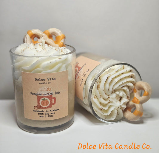 DOLCE VITA CANDLES 9OZ  PUMPKIN PRETZEL