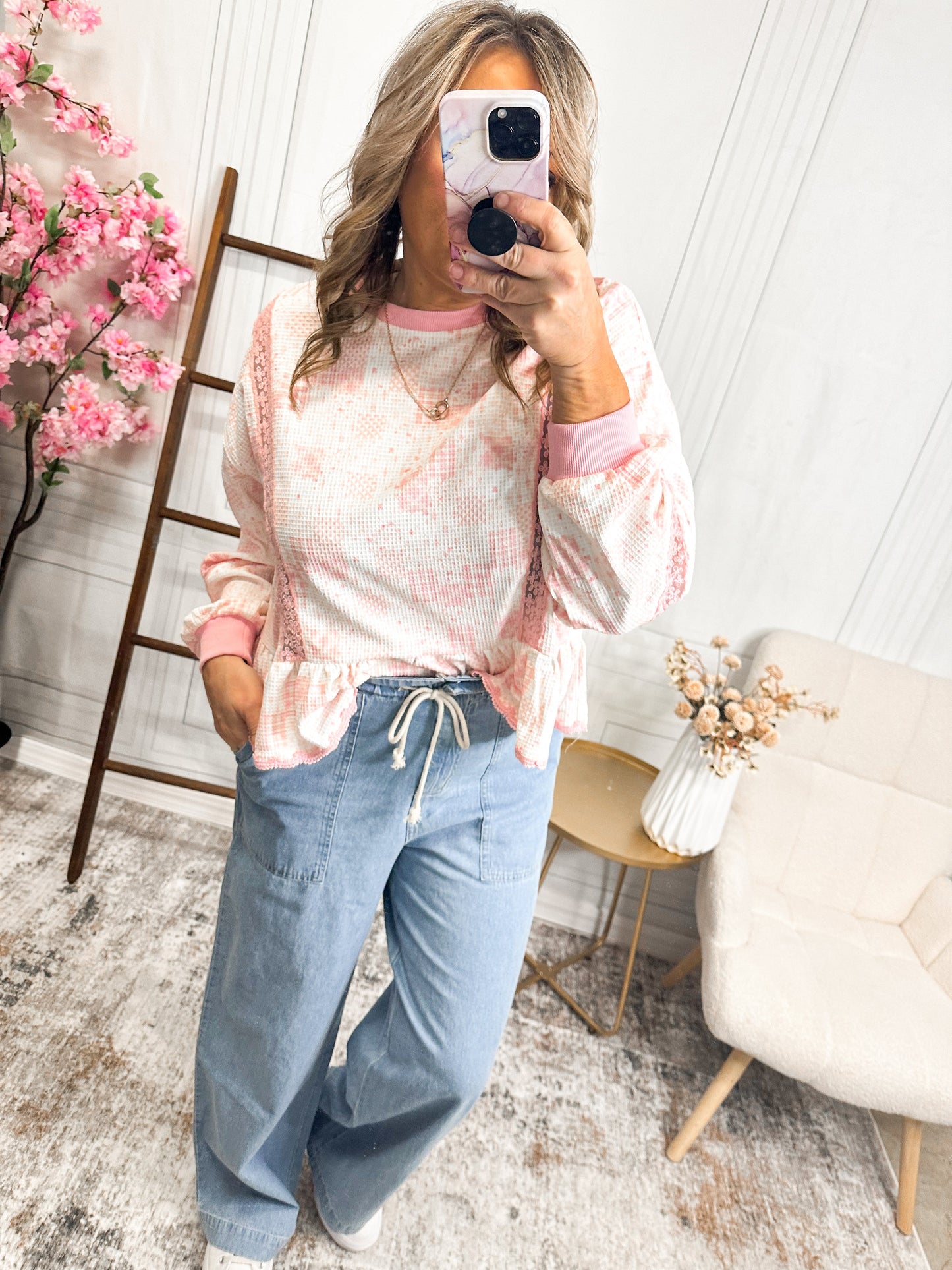Easy Days Wide Leg Denim Pants