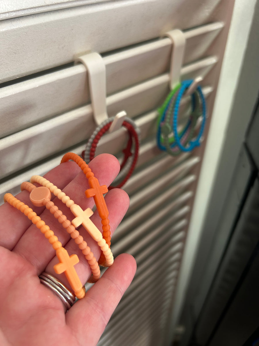 Well Rooted Ryan & Rose Jesus Cross Bracelet