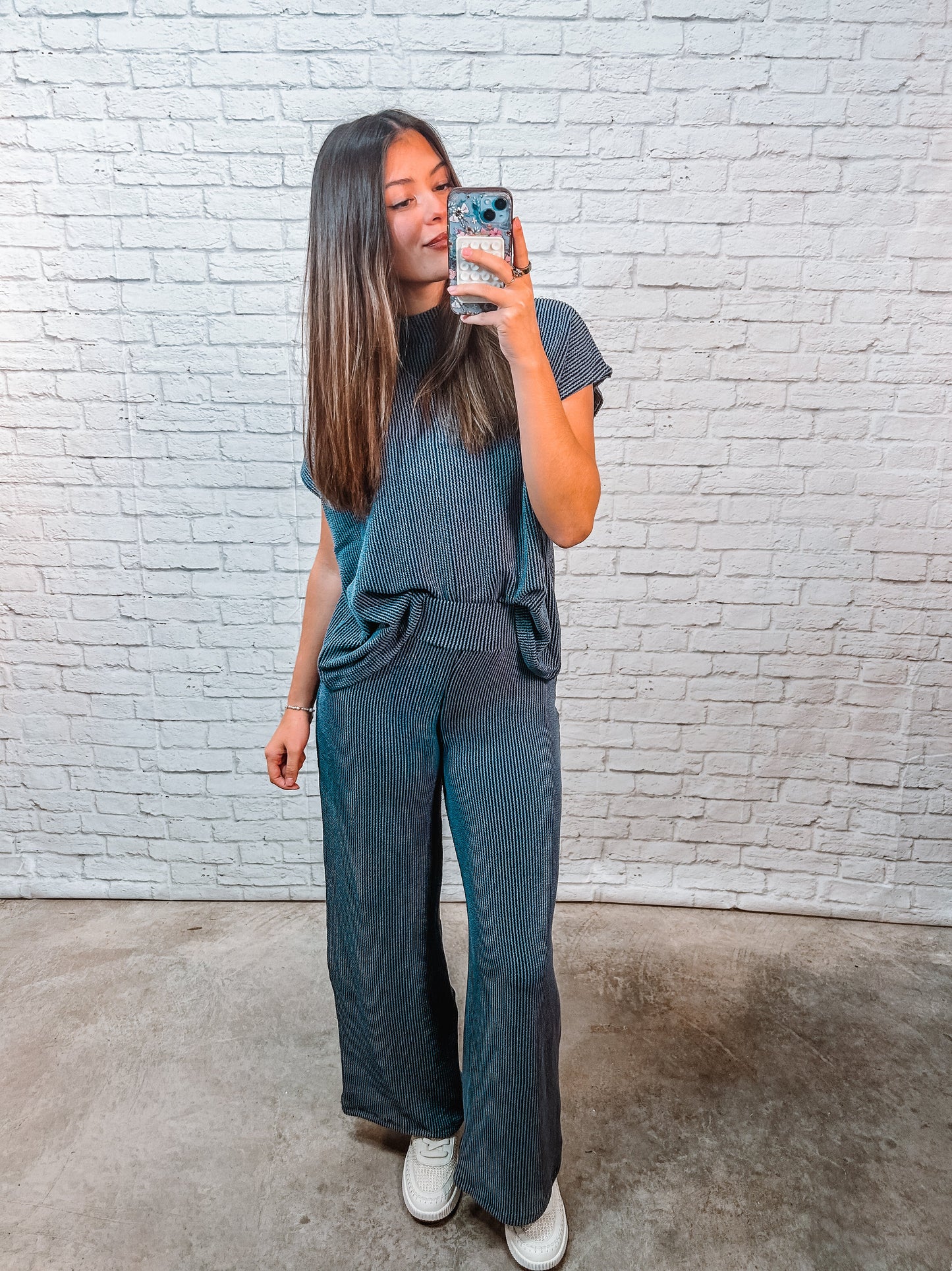 Midnight Ease Ribbed Set