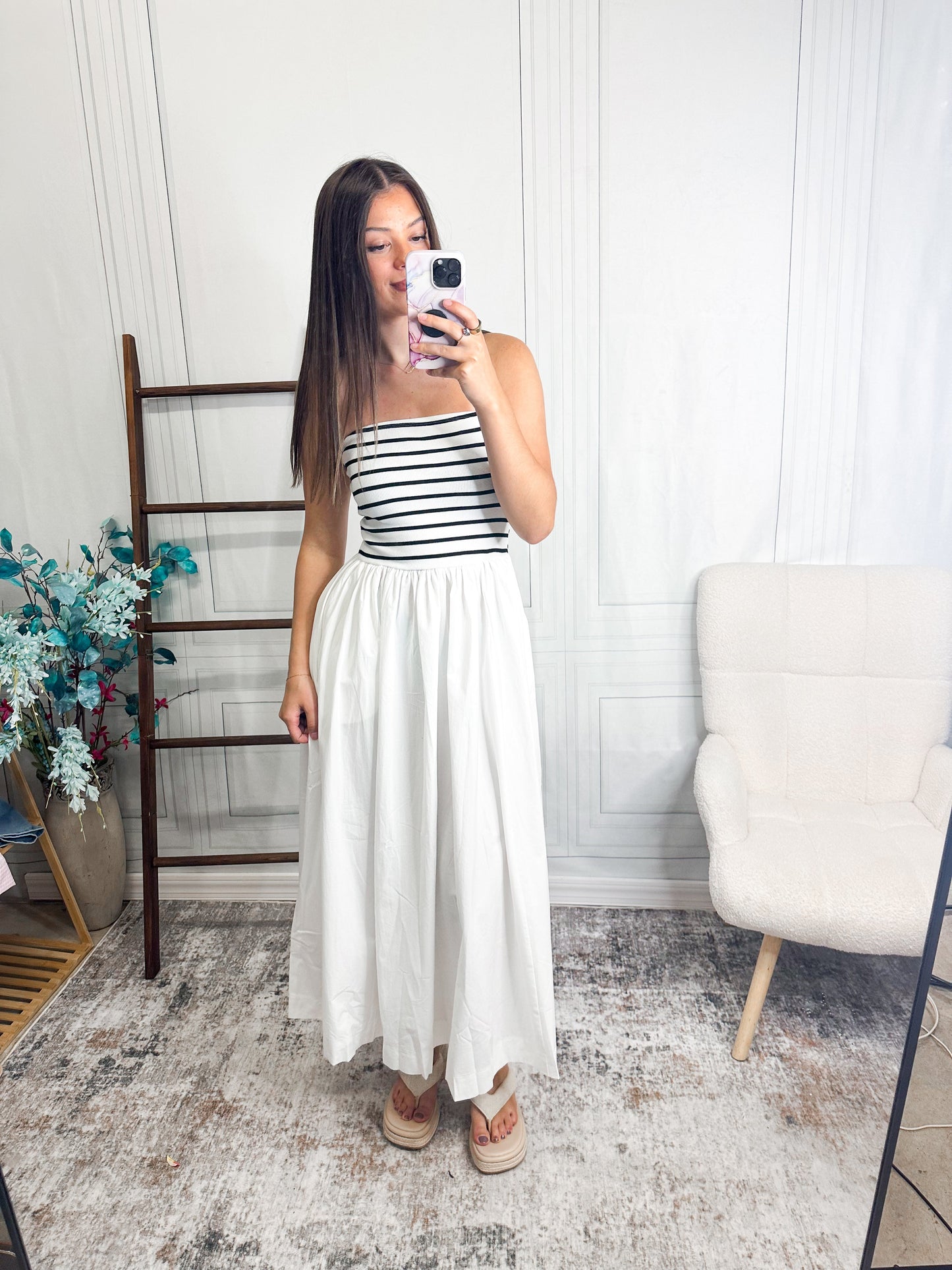Coastal Muse Midi Dress