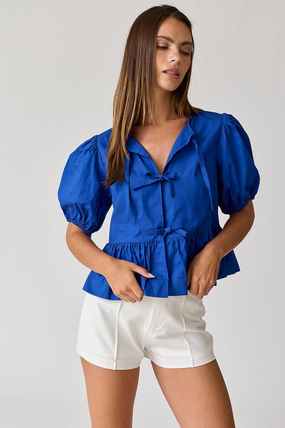 Hailey Bow Tie Detailed Blouse