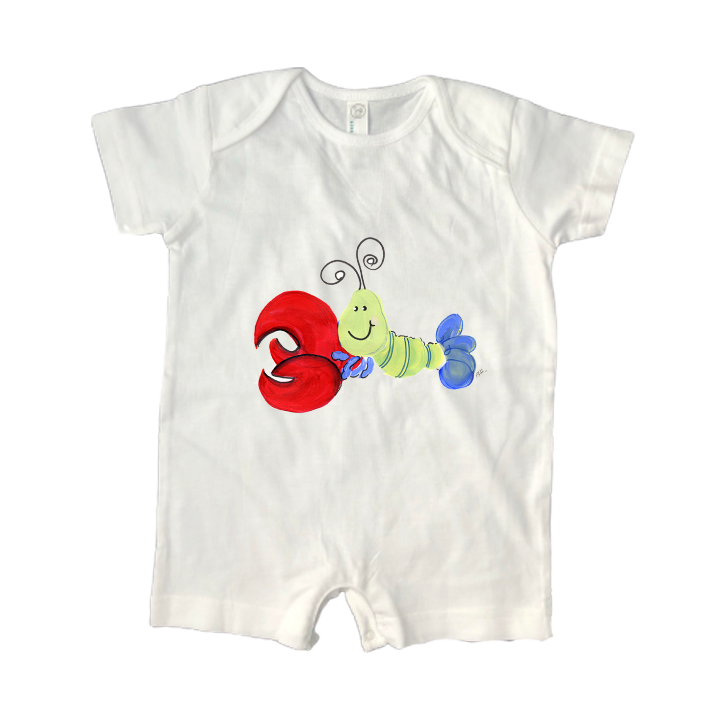 Cotton Romper 515 Crabby Crab