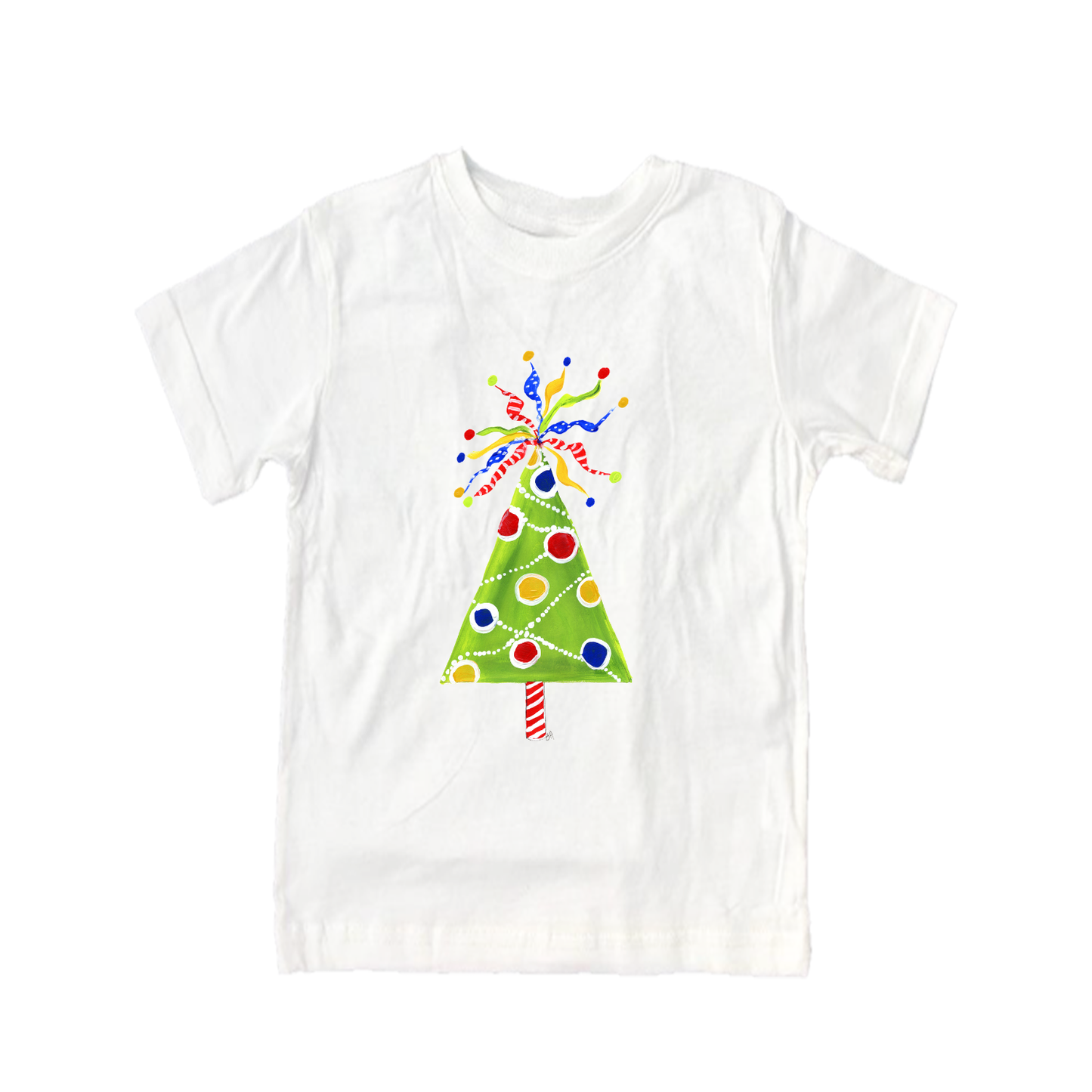 Child Shirt - 817 Christmas Tree with Streamers