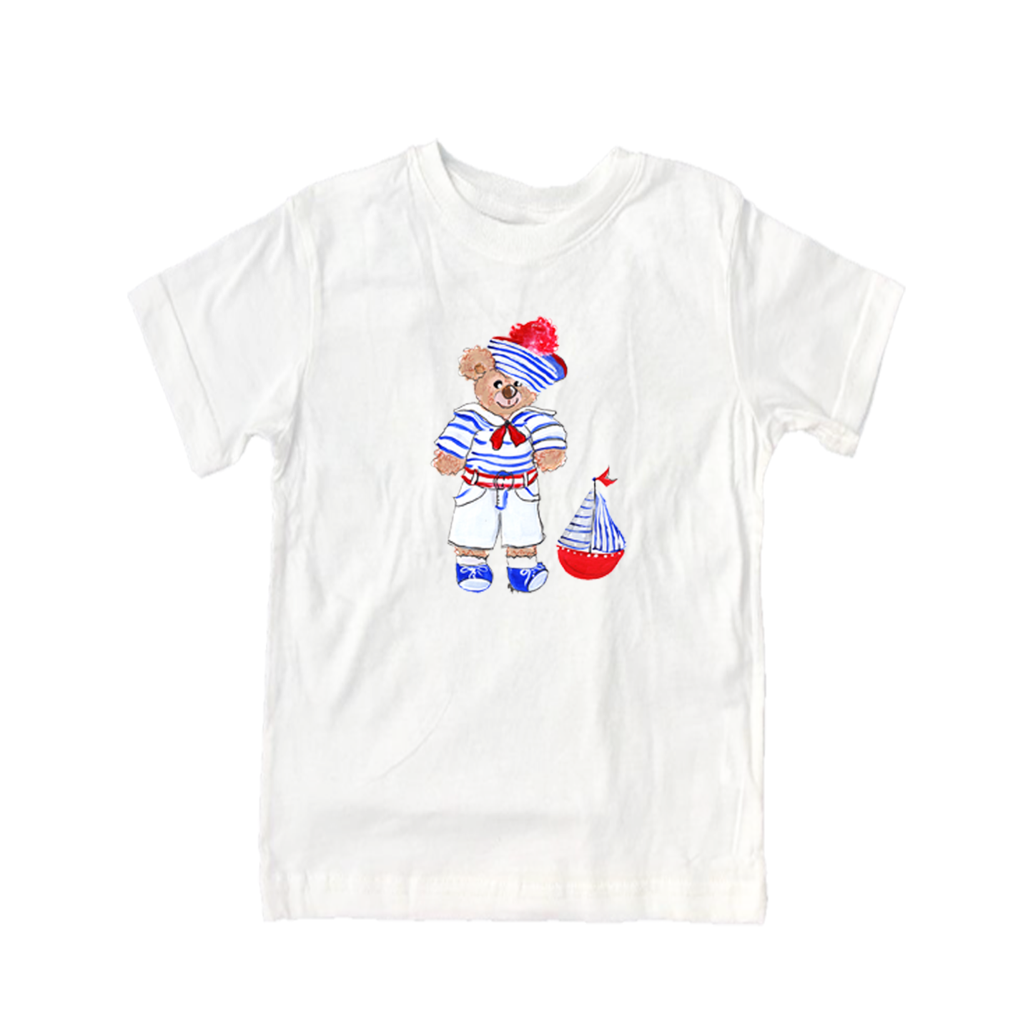 Cotton Tee Shirt Short Sleeve 530 Sailor Bear