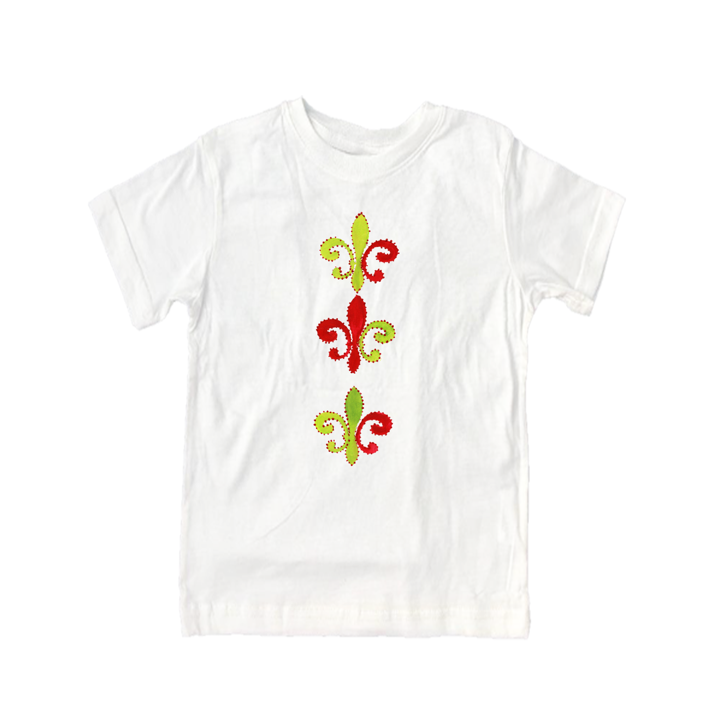 Child Shirt - 646 Fluer de lis Red Green