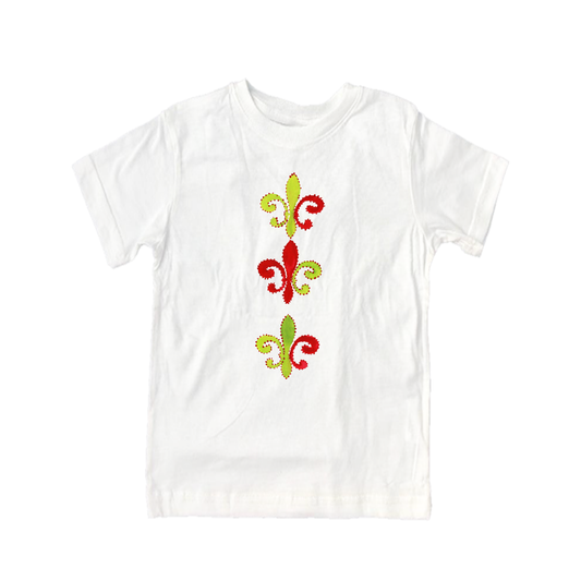 Child Shirt - 646 Fluer de lis Red Green