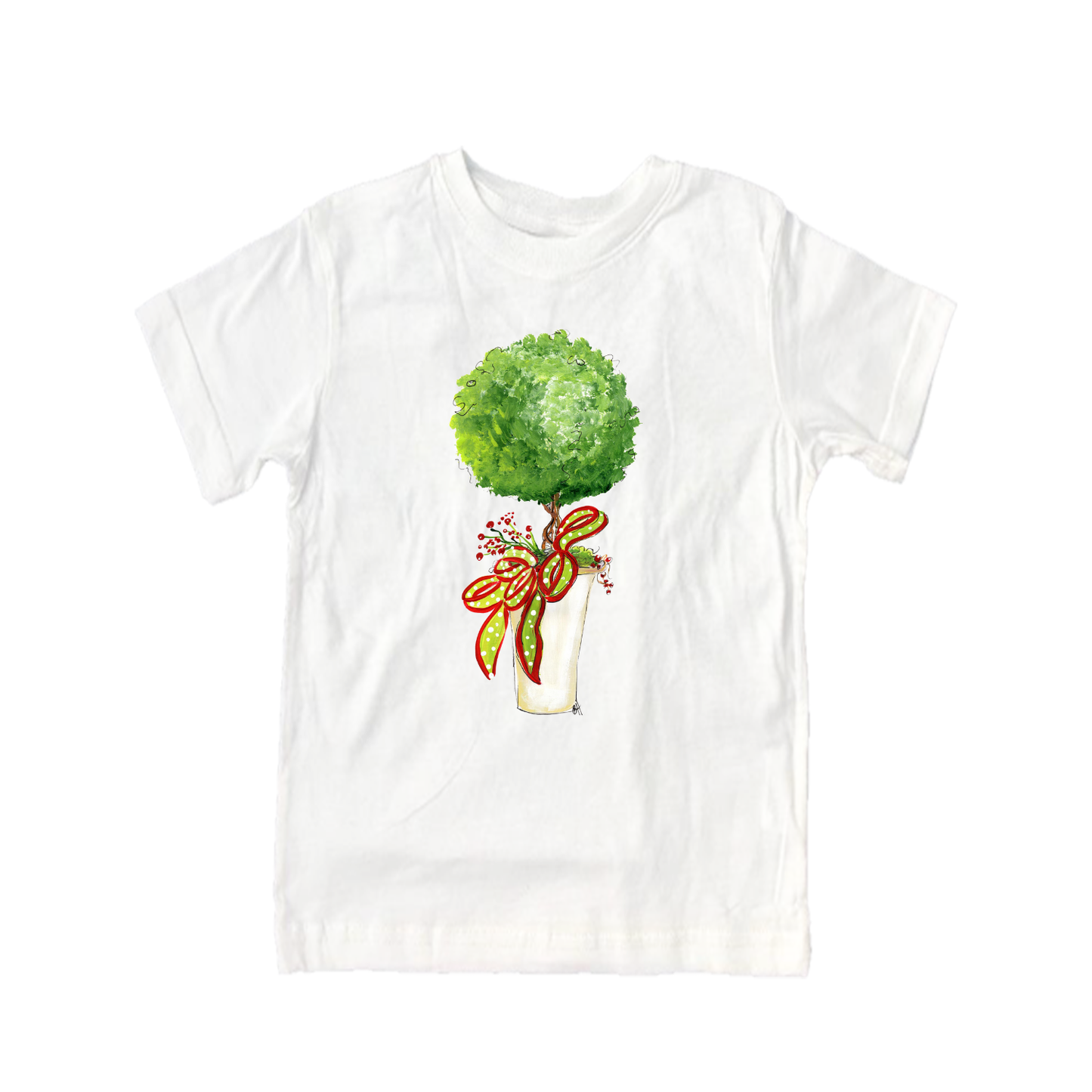 Child Shirt - 629 Topiary with Bow