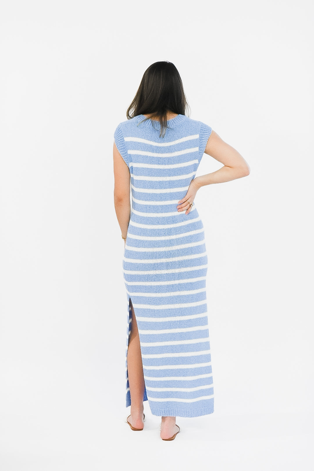 Seashells & Sunsets Dress (Blue)