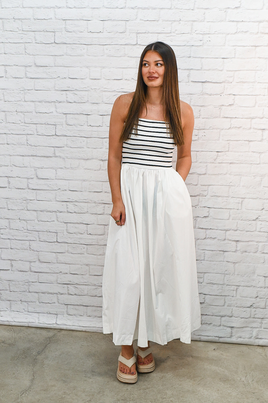 Coastal Muse Midi Dress