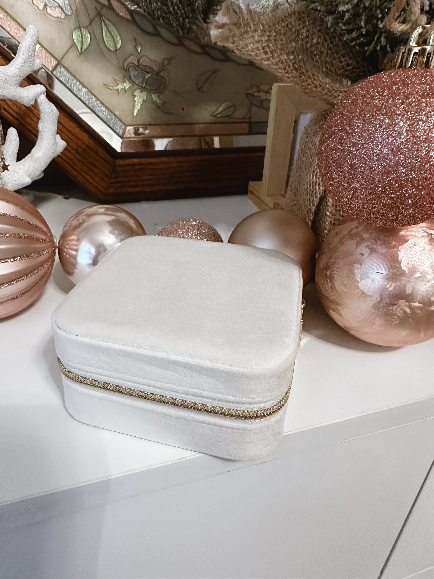 Velvet Keepsake Jewelry Box