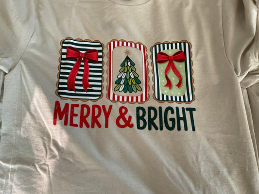 The B's Tees Merry & Bright Tshirt ss