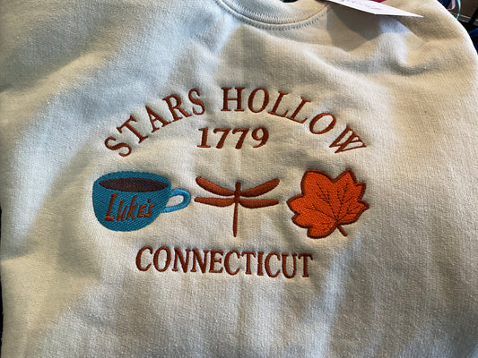 D’S DESIGNS stars hollow sweatshirt