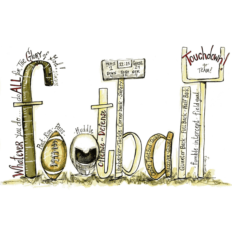Football - Word Art