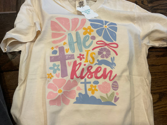 Cozy Momma He is Risen tshirt