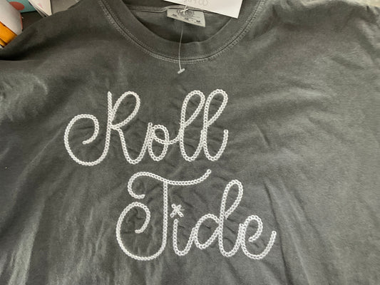 D's Designs ROLL TIDE CROPPED Tshirt