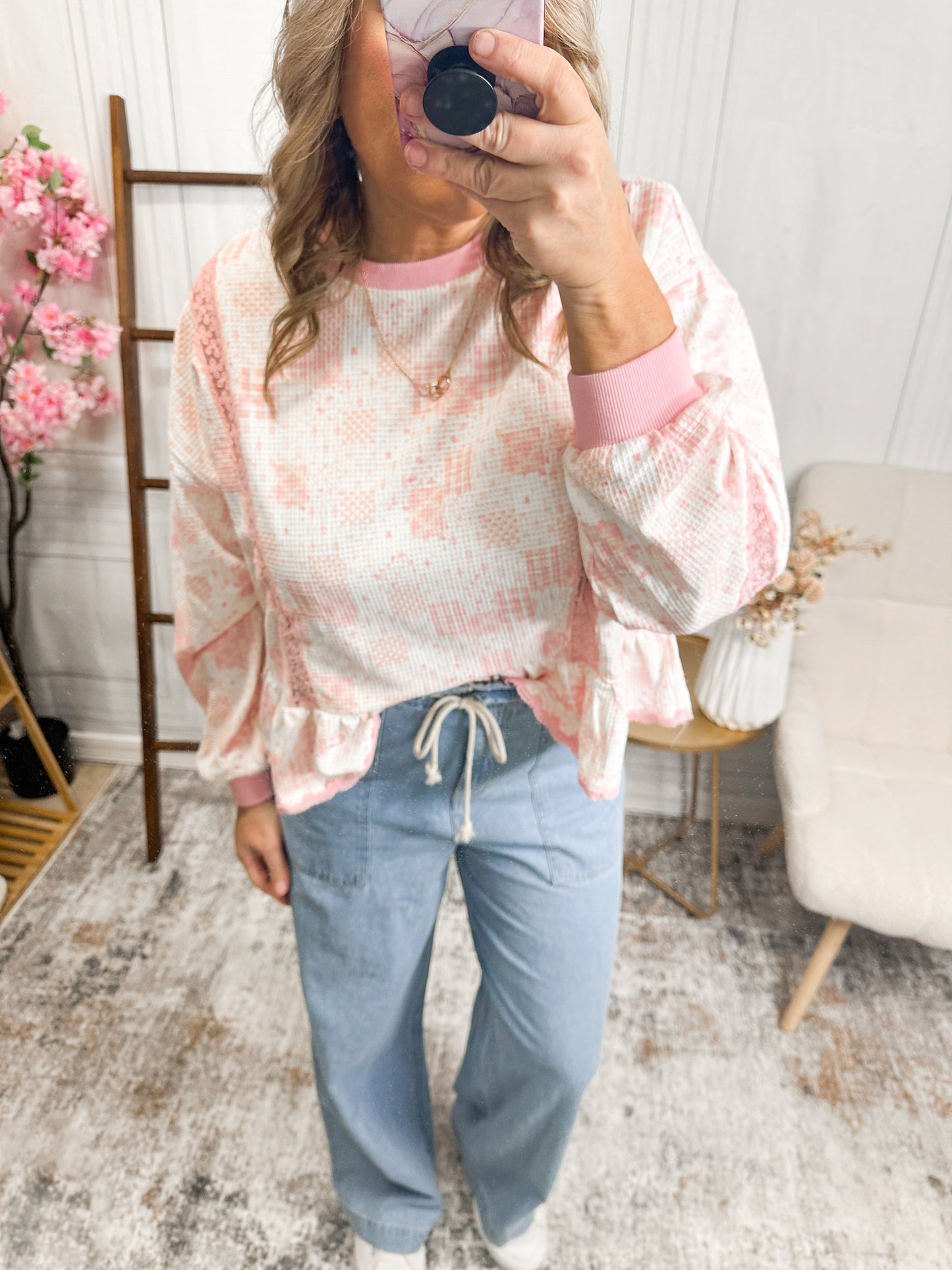 Easy Days Wide Leg Denim Pants