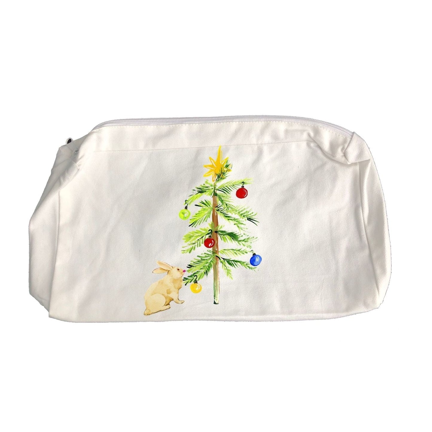 Zipper Bag 633 Christmas Tree with Bunny