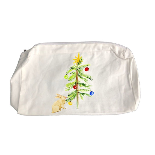 Zipper Bag 633 Christmas Tree with Bunny