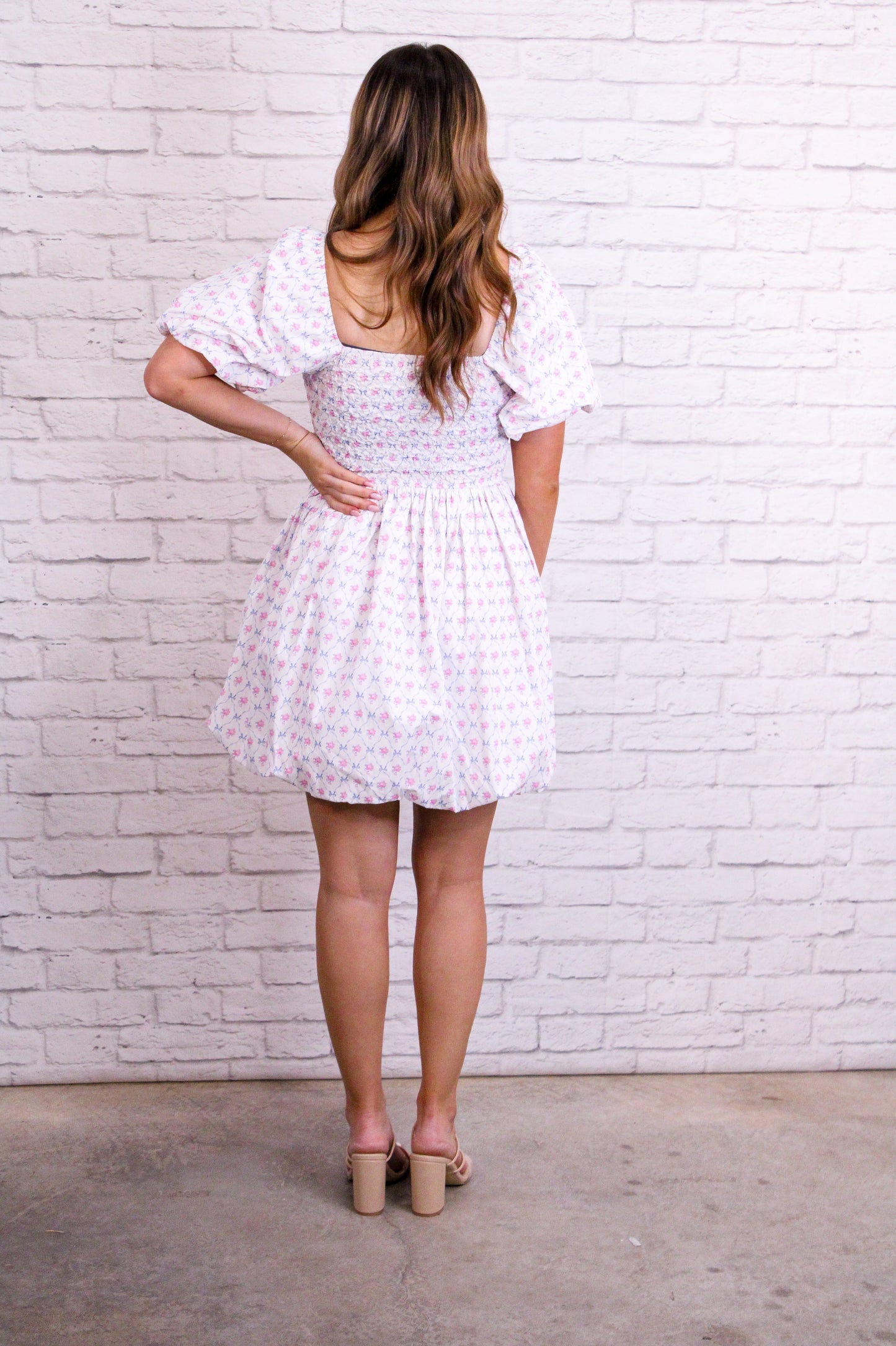 Sweet Peony Bubble Dress