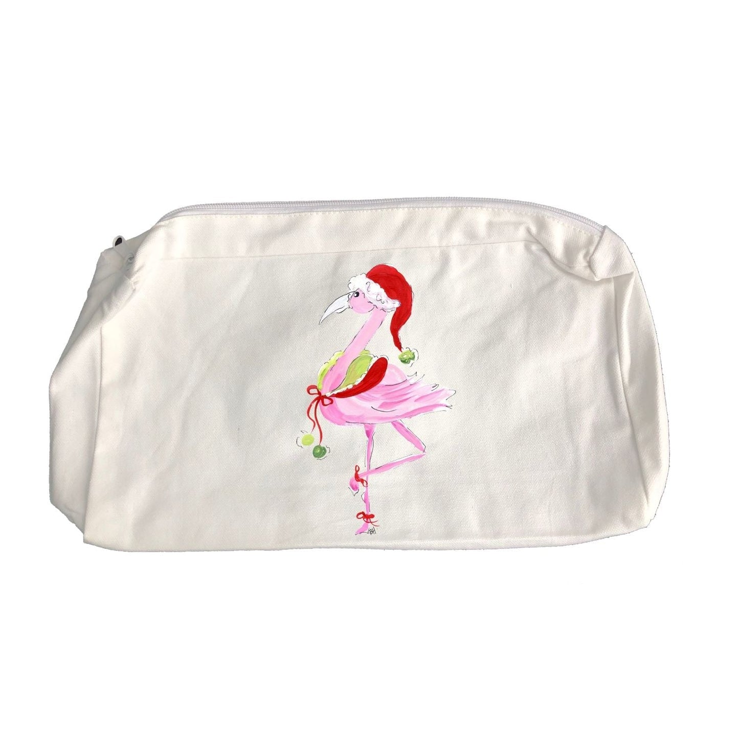 Zipper Bag 497 Flamingo with Bells