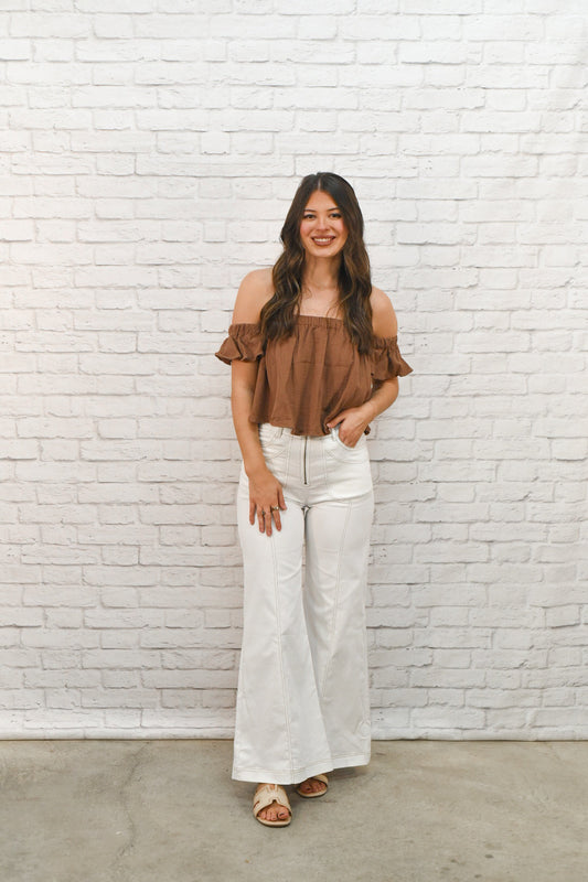 Clean Slate Wide-Leg Pants