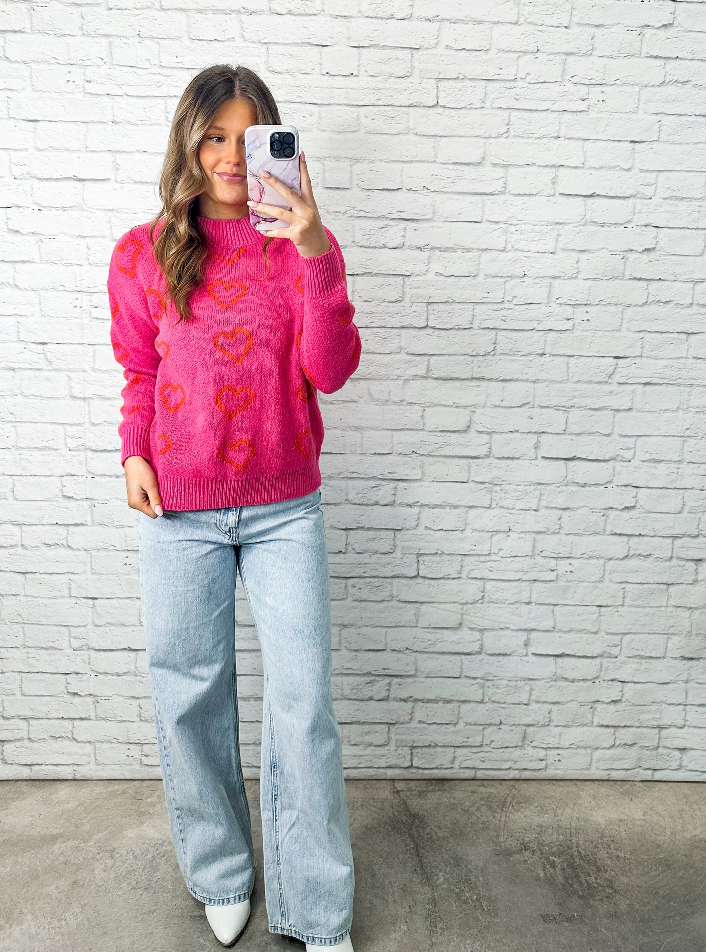 Sweetheart Confetti Sweater